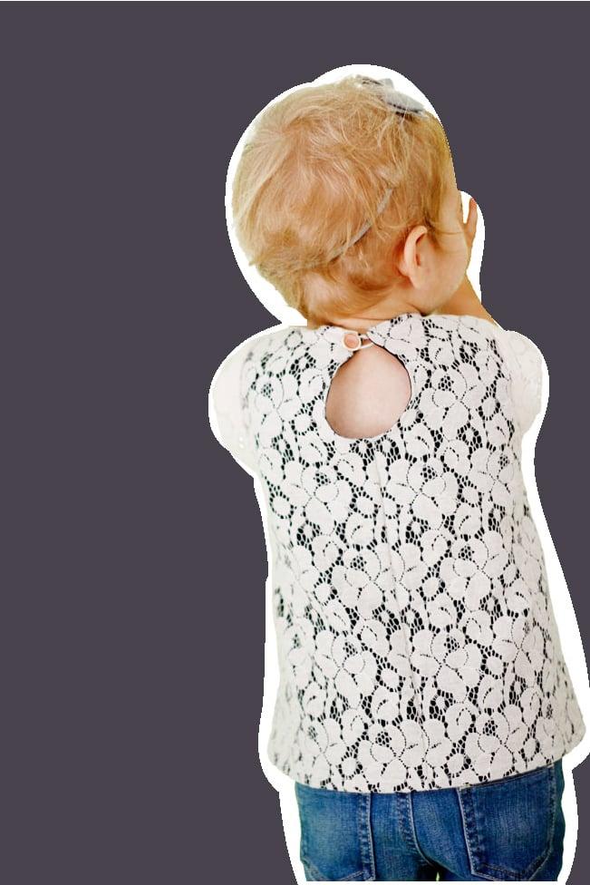 Image of the HARPER girl's top 18M to 10