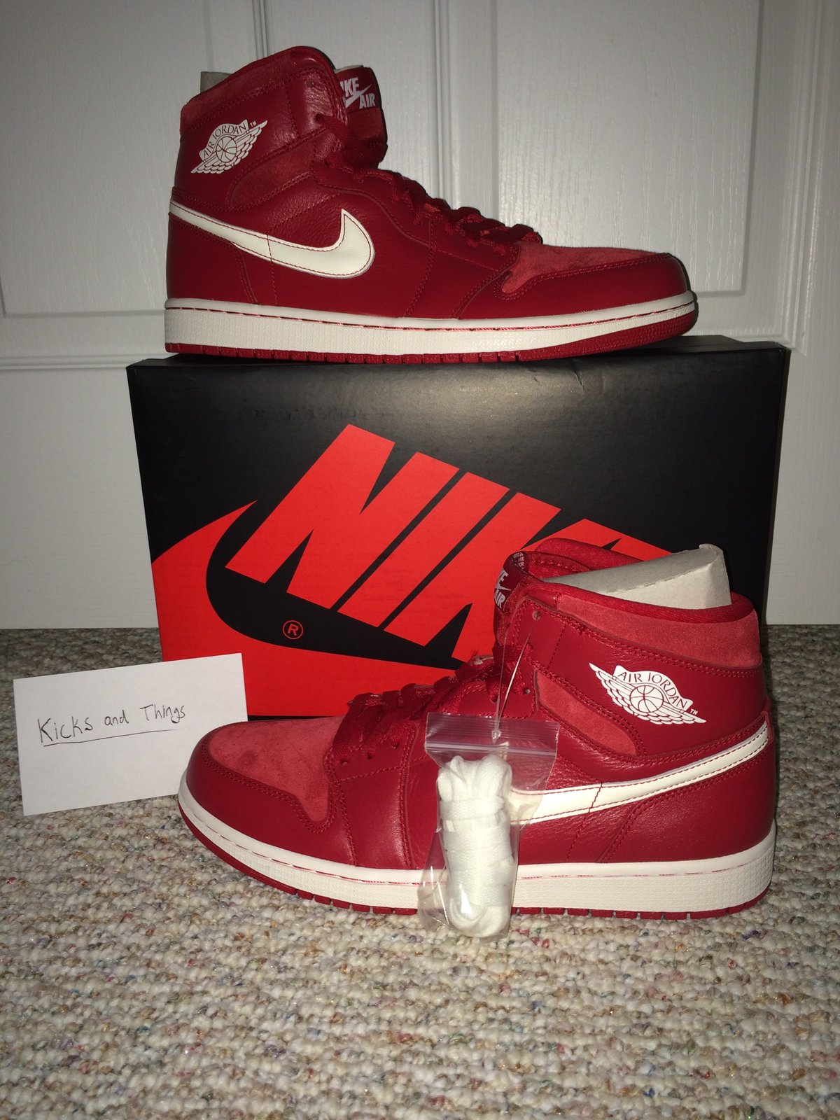 Jordan 1 Retro High OG Gym Red 555088 601 Size 11 New Kicks and Things