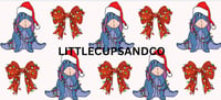 Eeyore Christmas tumbler