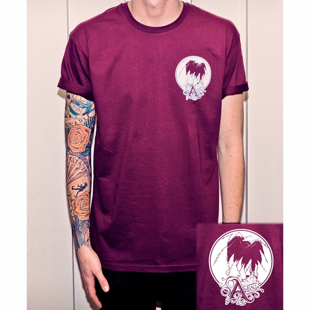 Image of Red Acrasia Pocket Tee