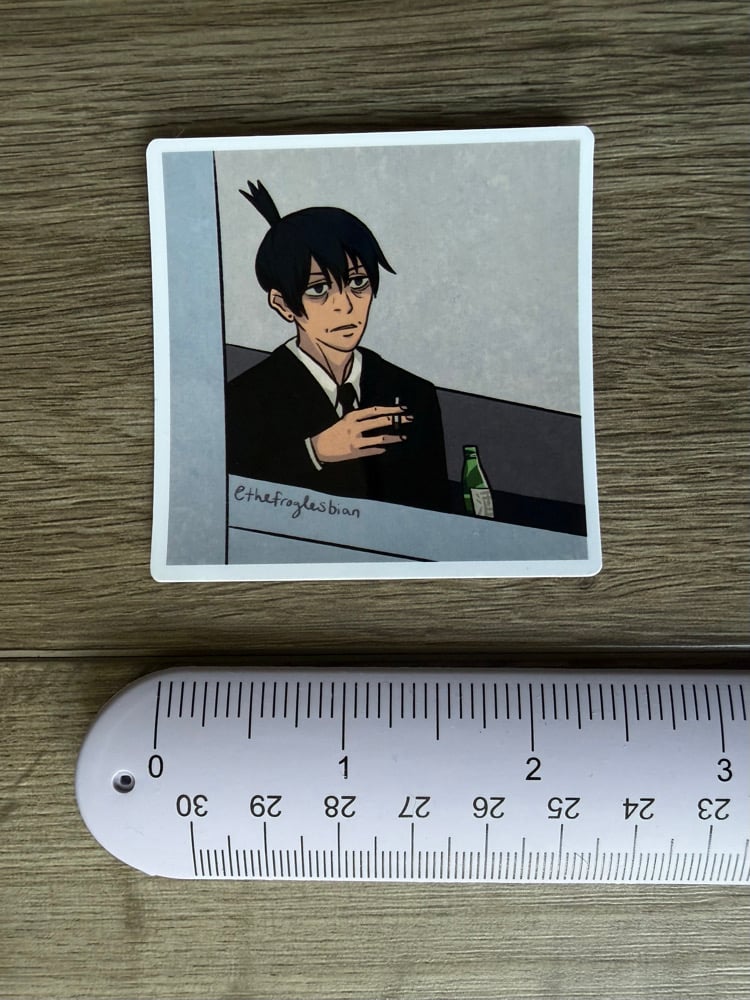 Image of CSM Aki Smoking Sticker