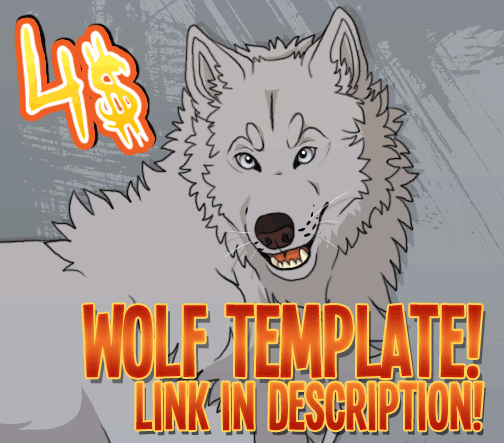 Image of 2014 Wolf Template - .PSD Download!