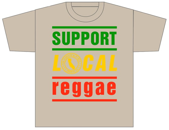 Image of Support Local Reggae Classic Sand Brown Shirt