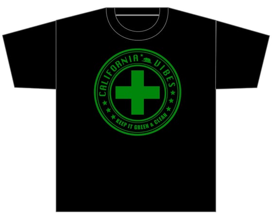Image of Keep It Green And Green Black Shirt