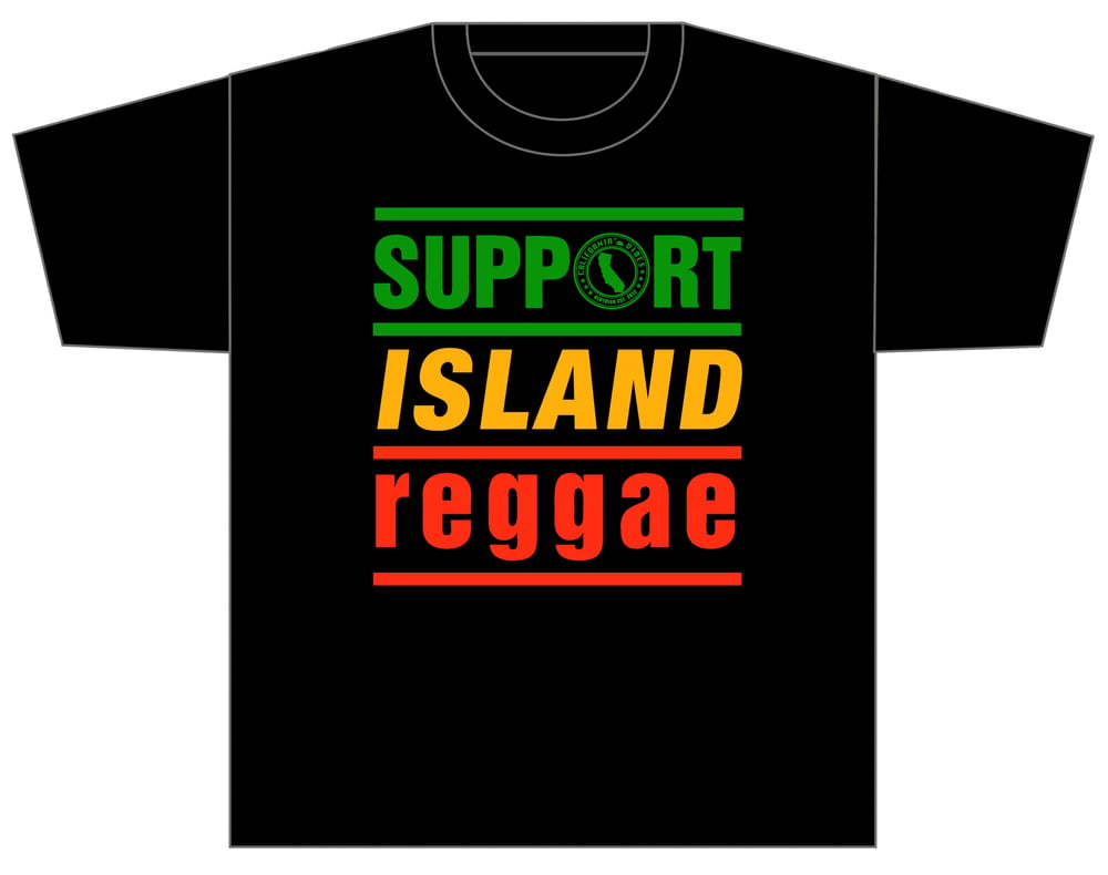 Image of SUPPORT ISLAND REGGAE SHIRT