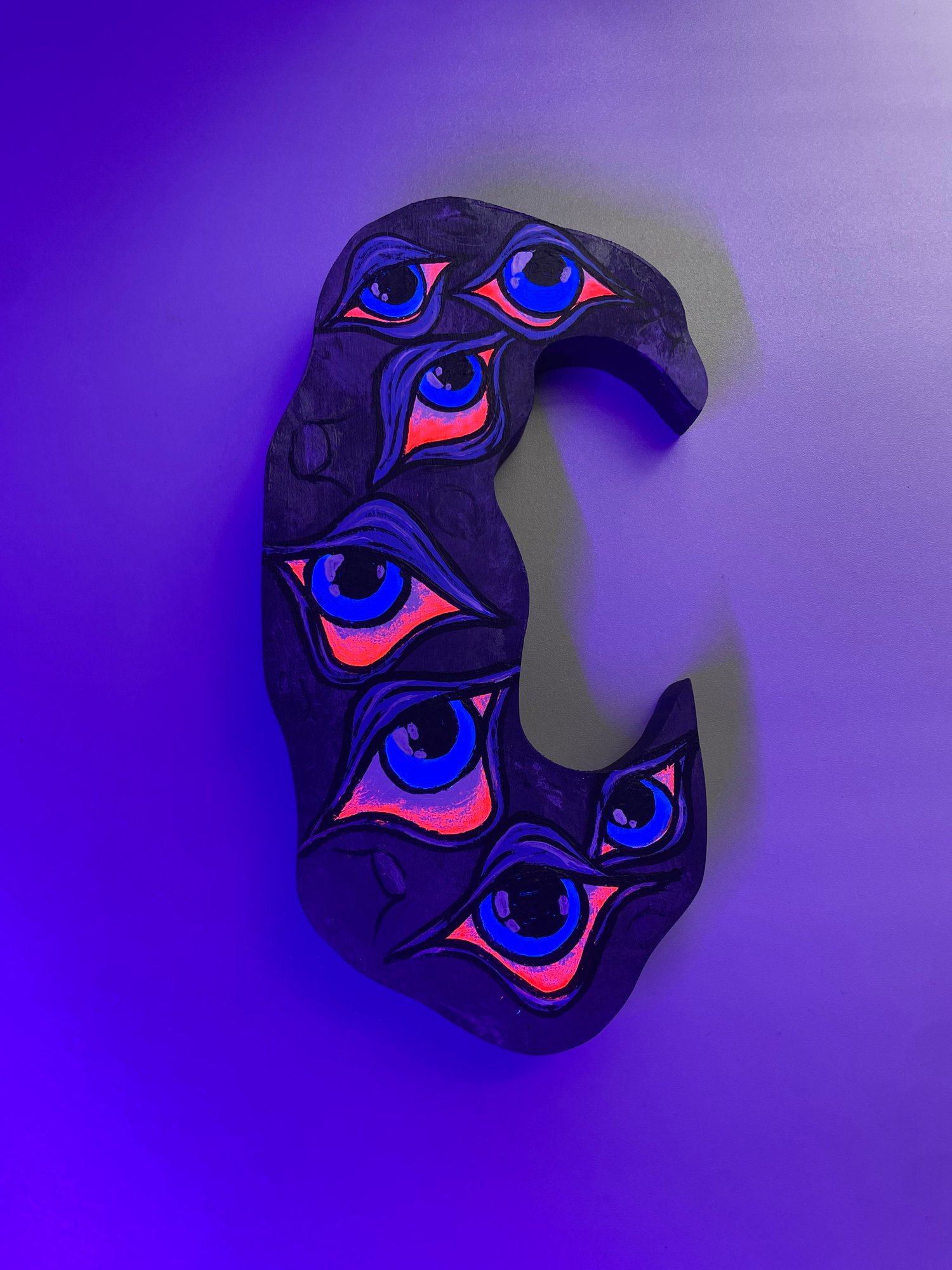 Image of Eye’ll Stay Up Moon Wood Cut Out