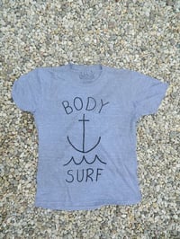 Image 5 of Body Surf Anchor Wave Tee Grey