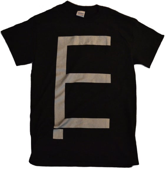 Image of EMP!RE Official Black & Silver E Tee