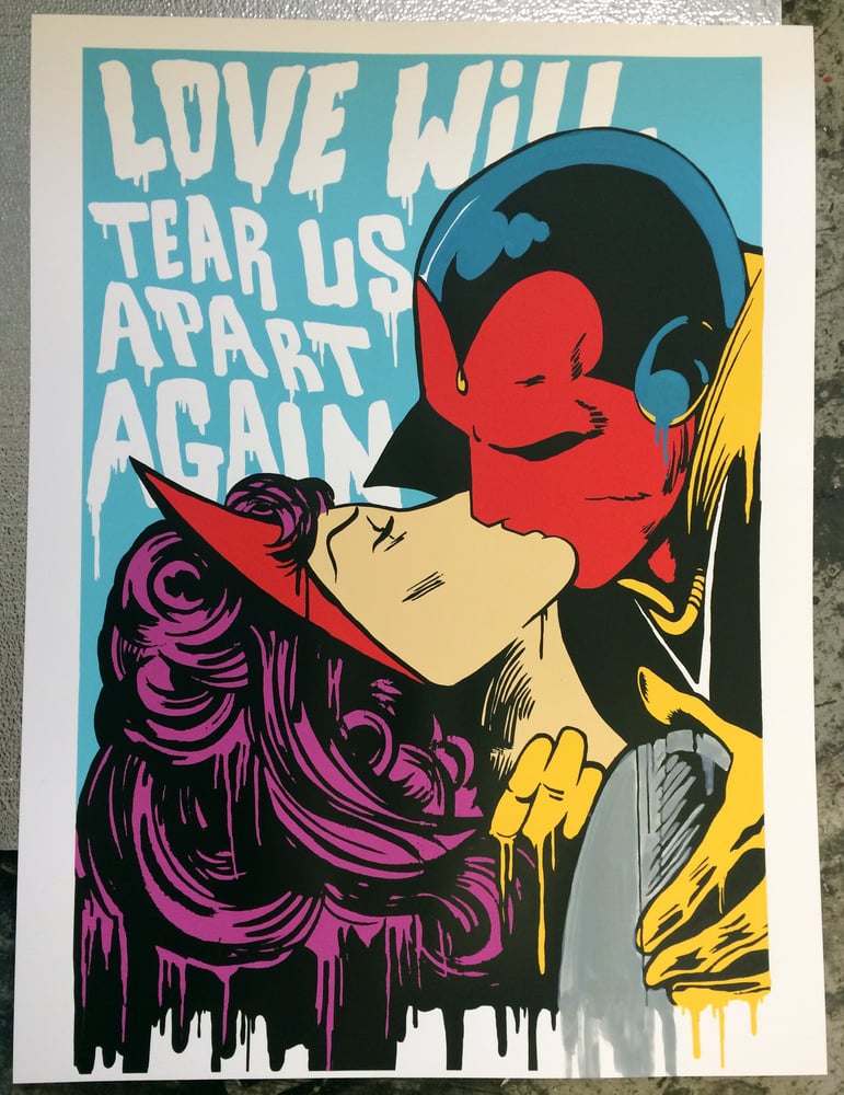 Image of "Time After Time" limited edition screenprint by Cept - Hand-Finished Artist Proof