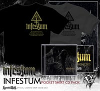 INFESTUM - pocket symbol Tshirt CD or DIGIPACK pack