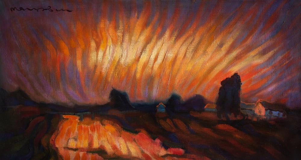Image of Evening. Polesia