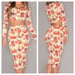 Image of Floral Print Two Piece Skirt and Top