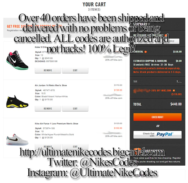 15 off nike code