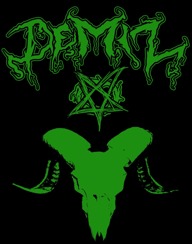 Image of Demiz T-shirt (Ram Skull and Logo)