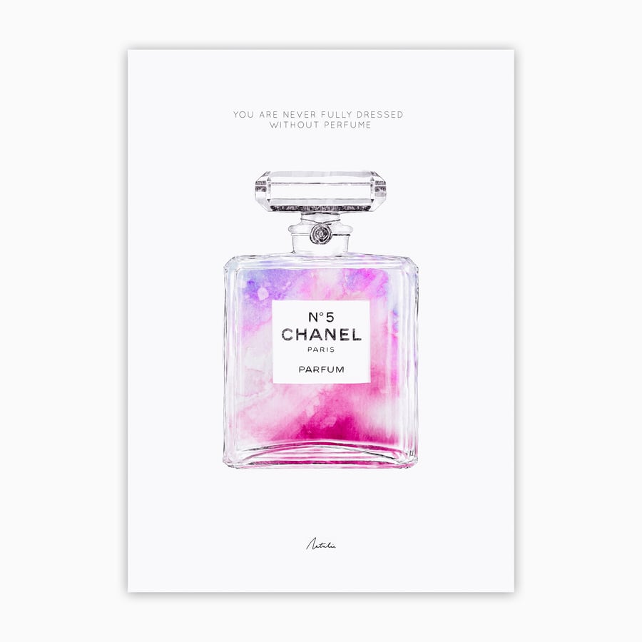 Image of Chanel Perfume Print 7.