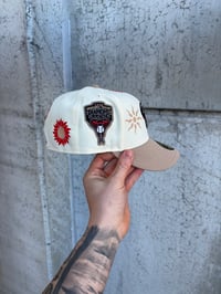 Image 4 of OFF WHITE MULTI TONE AZ DIAMONDBACKS  CUSTOM FITTED CAP
