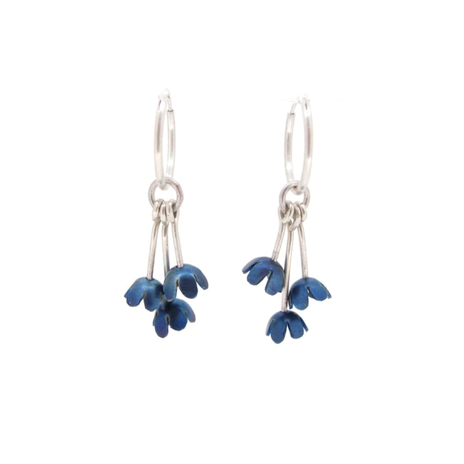 {NEW}Springtime Forget-me-not charm earrings