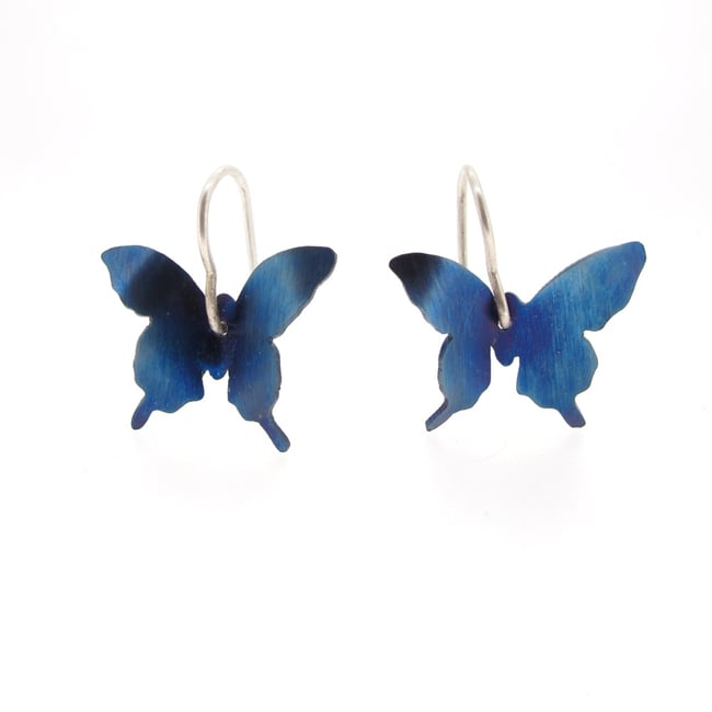 Springtime Butterfly drop earrings