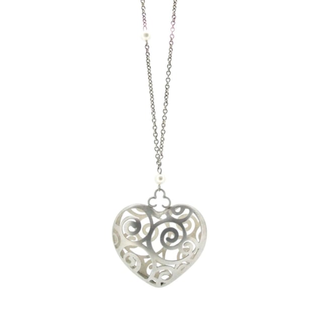 Wonderland Alice’s Tumble heart necklace