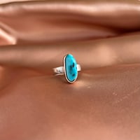 Image 1 of Size 7.5 Sunset Mine Turquoise Ring