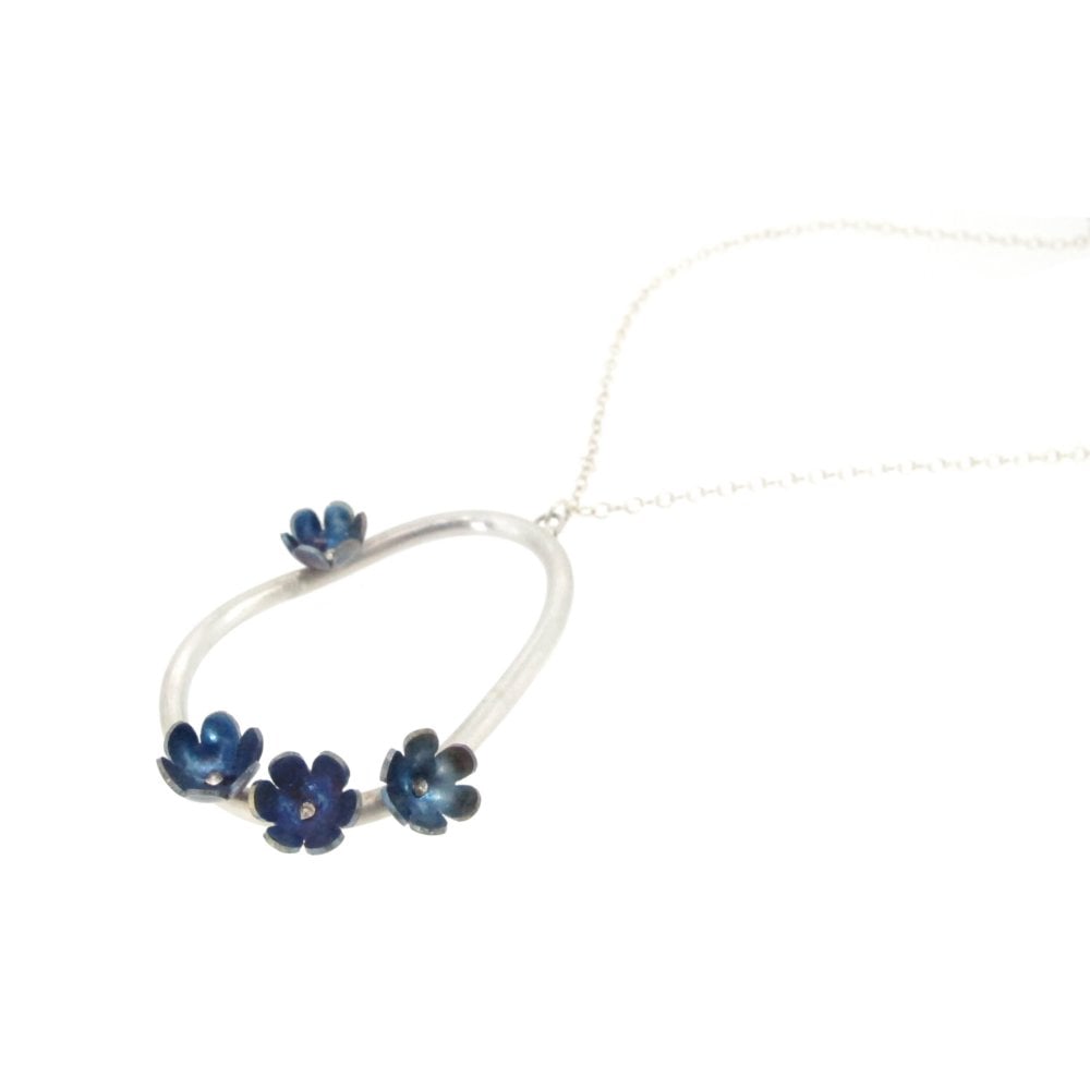 Image of Springtime Forget-me-not pendant
