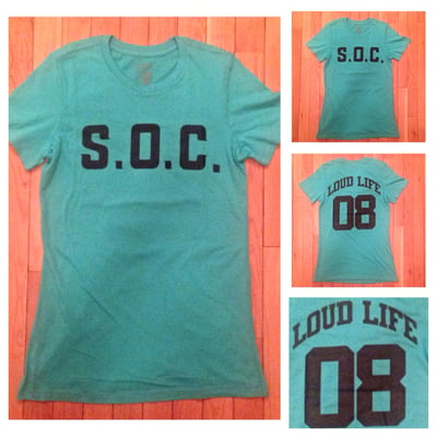 Image of Women's S.O.C. LOUDLIFE tee