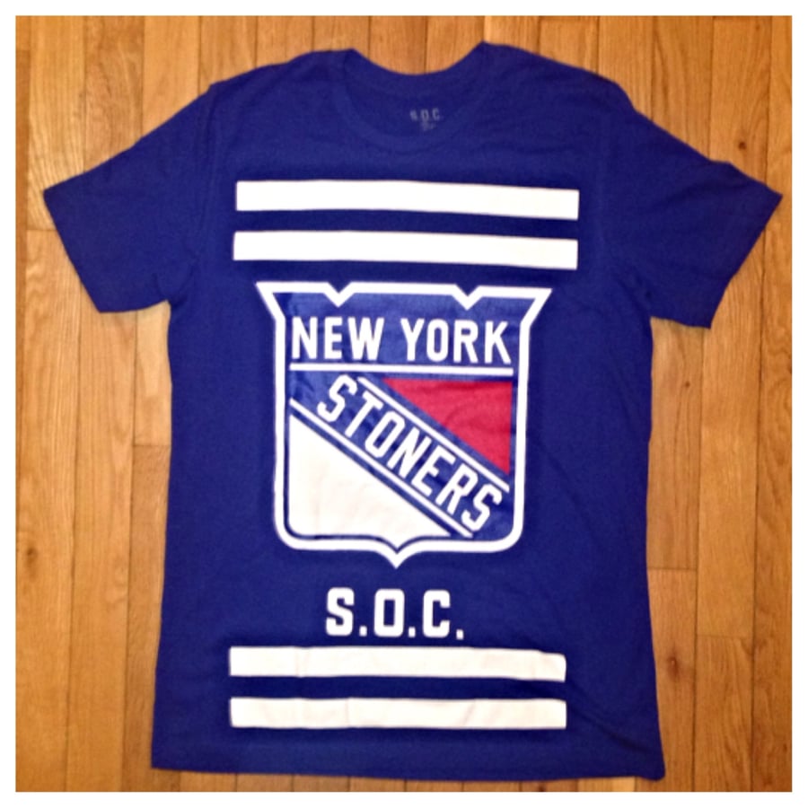 Image of *LIMITED EDITION ROYAL NY "STONERS" Hockey tee