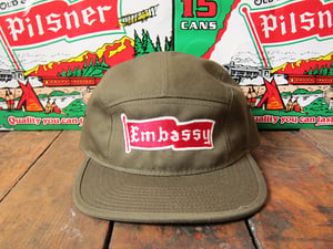 Image of Old Style Embassy 5 Panel Hat - Olive