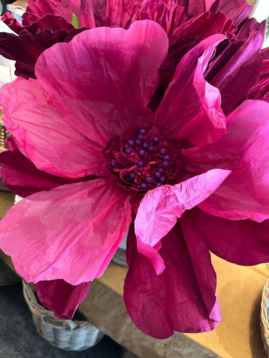 Image of Paper Flower Magenta