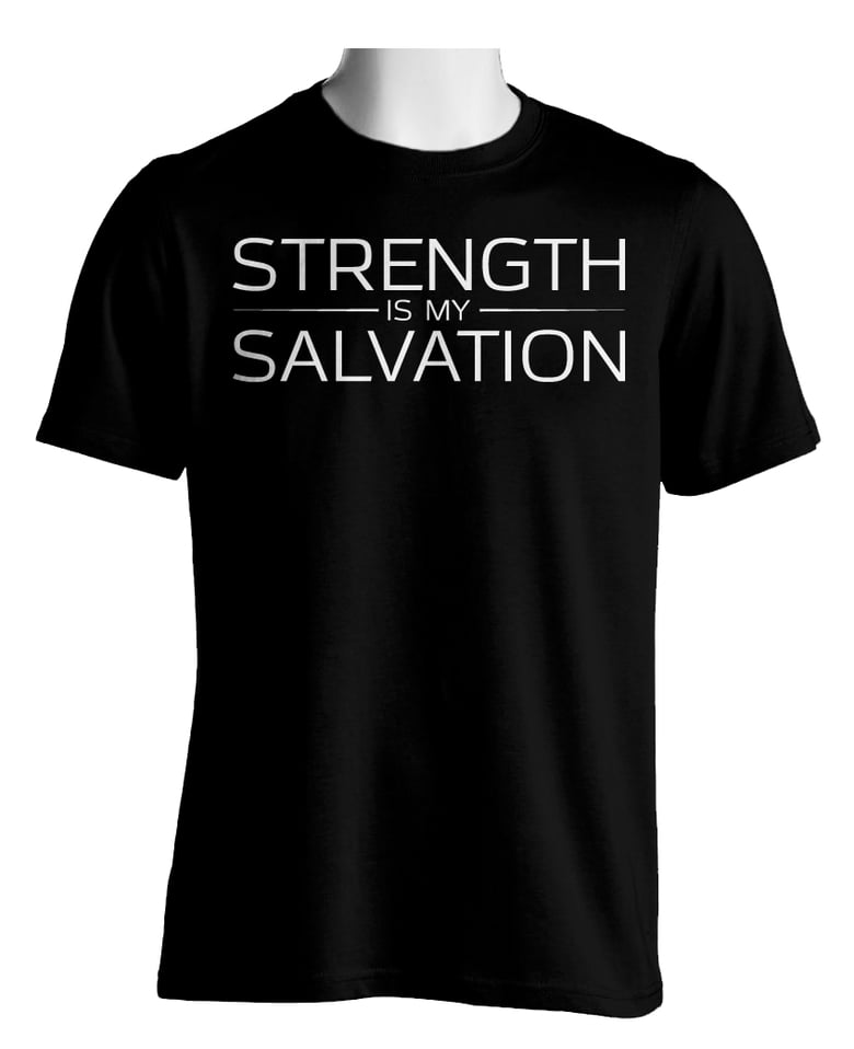 Image of Strength Is My Salvation Tee (Black)