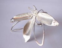 Image 3 of Deconstructed Myrtle cocktail ring in sterling silver