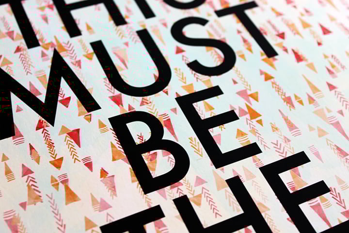 This Must Be The Place-11 x 14 print