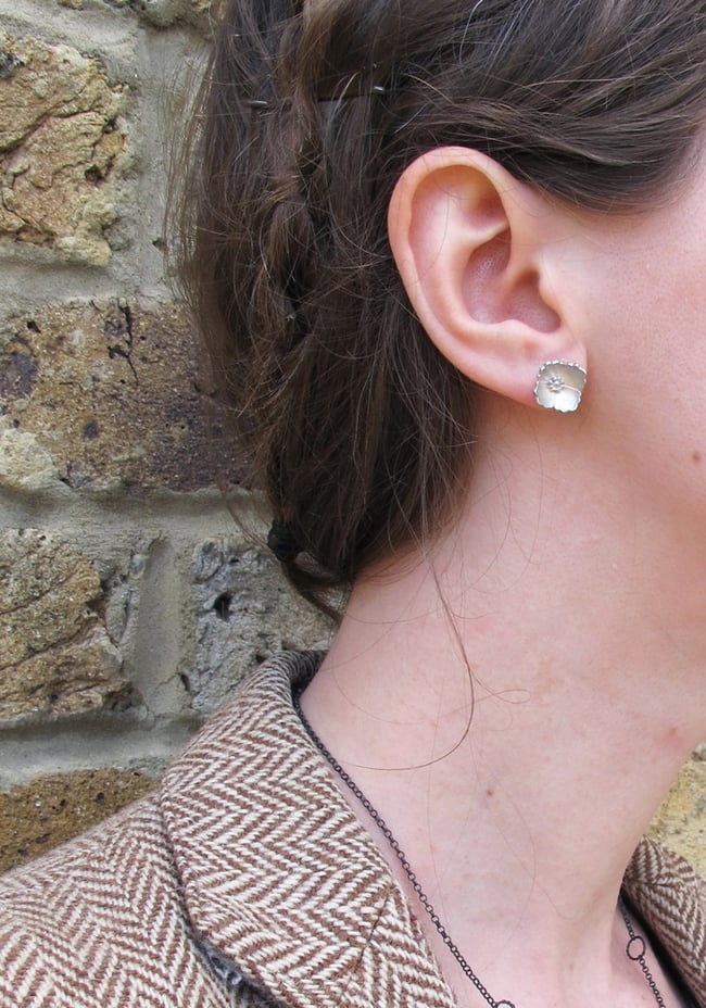 {NEW} Springtime Wildrose earrings