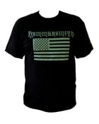 Image of Hammersmith Flag Tee - Black with Green Flag