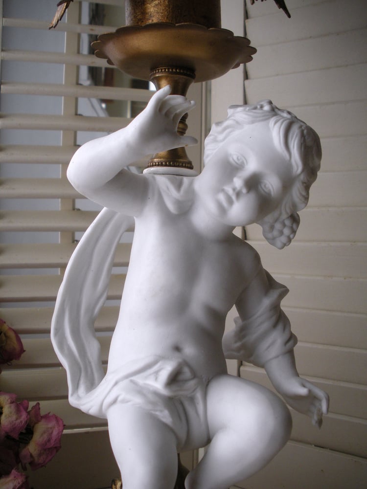 Image of Antique Putto Candelabra