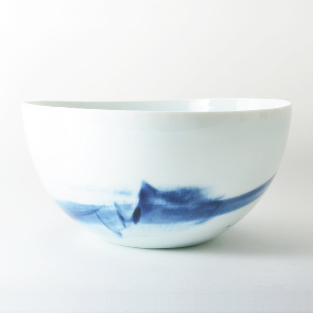 Image of blue and white porcelain bowl