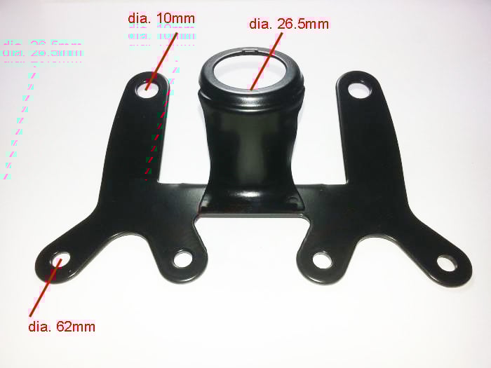 Image of Cafe Racer Speedo bracket for Honda CG125 - Twins