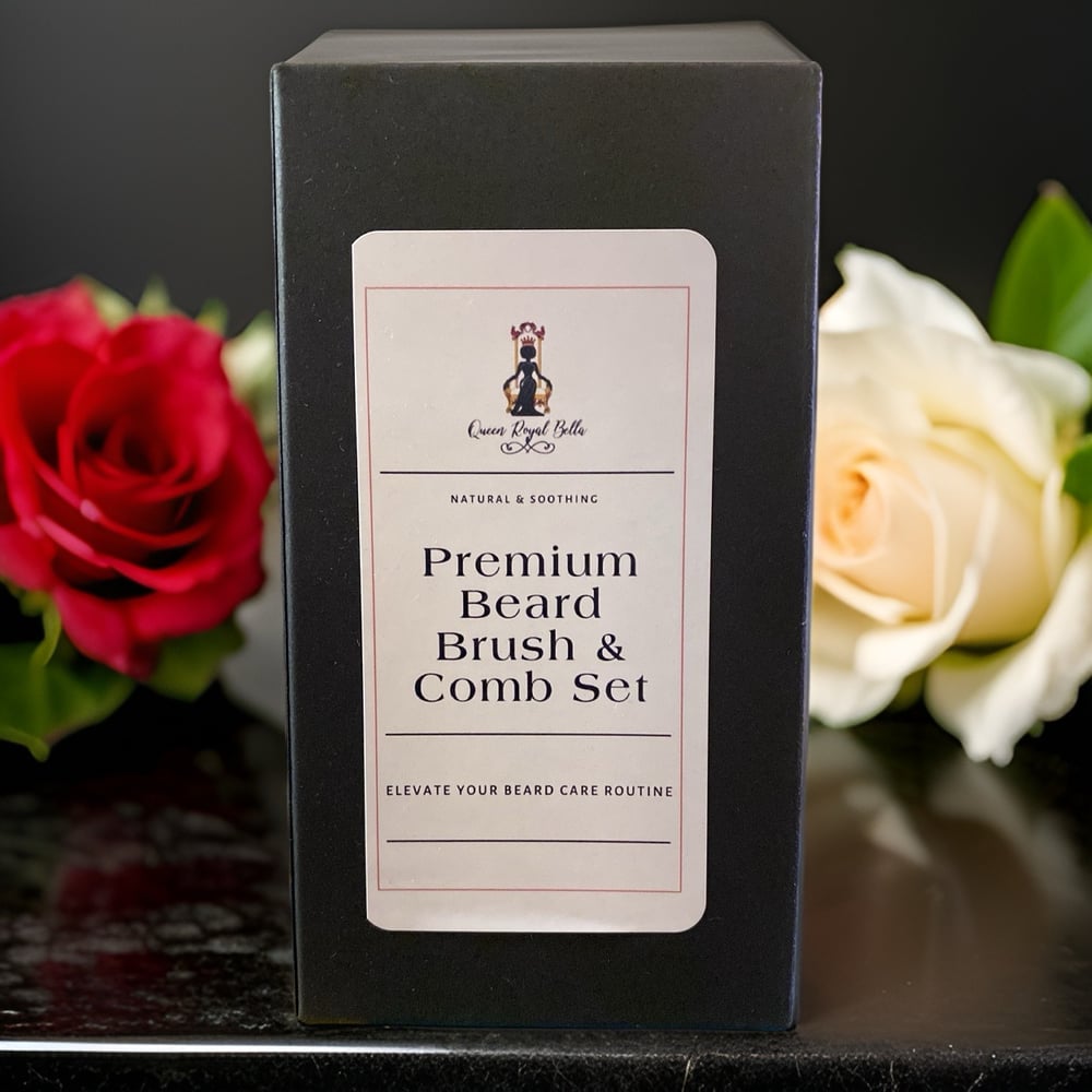 Image of Premium Beard Brush & Comb Set