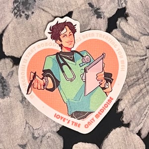 Image of Love's The Only Medicine Sticker