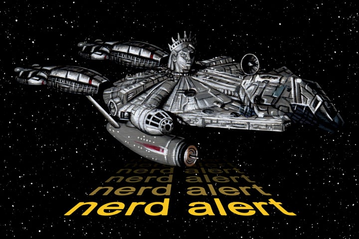 Image of Sci-Fi Starship Mashup Fridge Magnet! Star Trek, Star Wars , Firefly, Battlestar