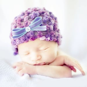 Image of Grape Bowl Newborn Boutique Hat