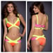 Image of Color Block Bandage Bikini