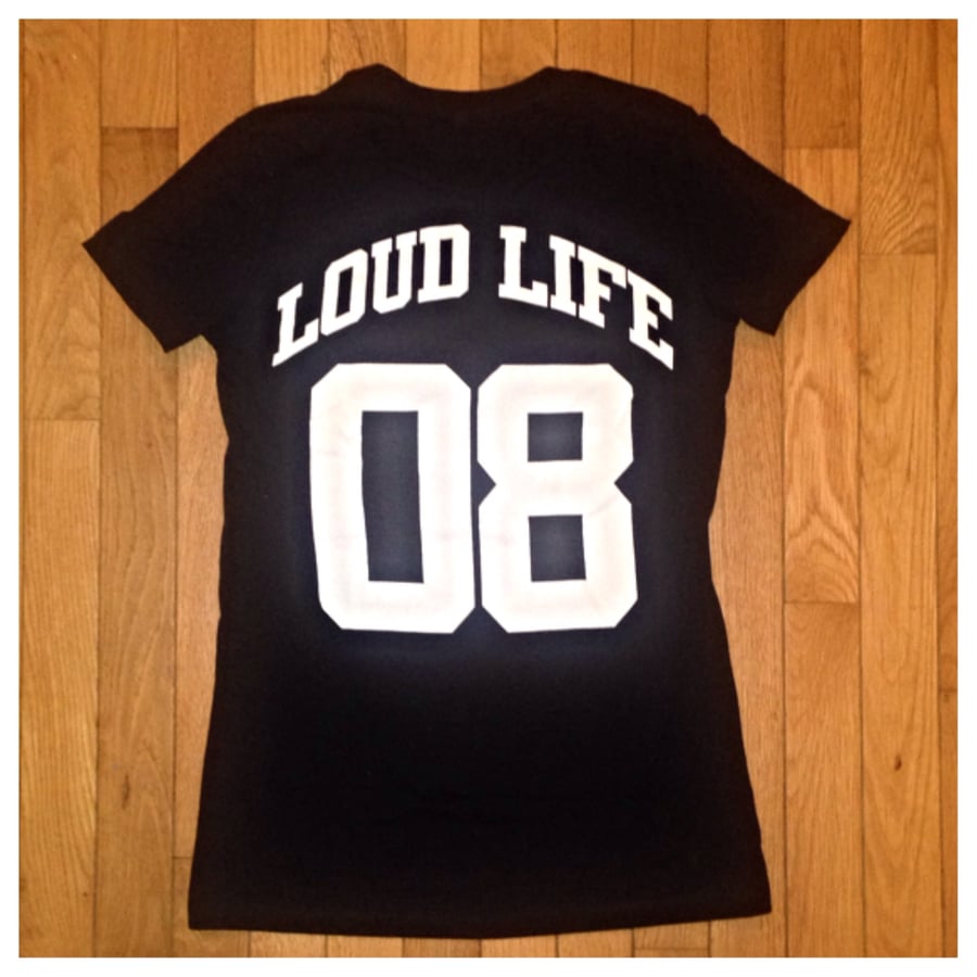 Image of Women's black S.O.C. Loudlife tee