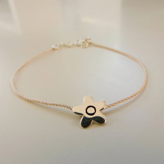 Image of Bracelets en argent "mini-fleur"