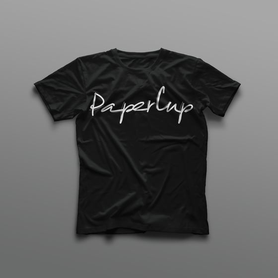 Image of Black "Paper Cup" T-Shirt 