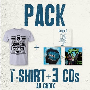 Image of PACK 1 T-shirt + 2 CD 