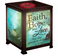Elanze Designs Faith Hope Love Inspirational Wax warmer