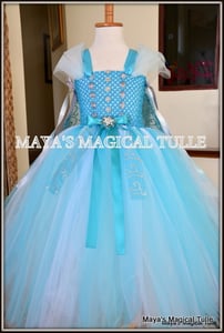 Image of Queen Elsa Inspired Tutu Dress