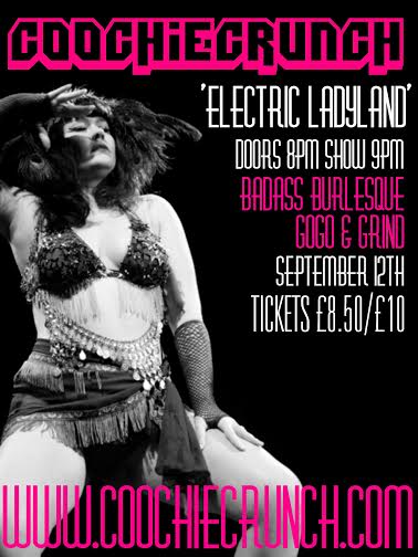 Image of CoochieCrunch Burlesque Show - September 12 - Electric Ladyland