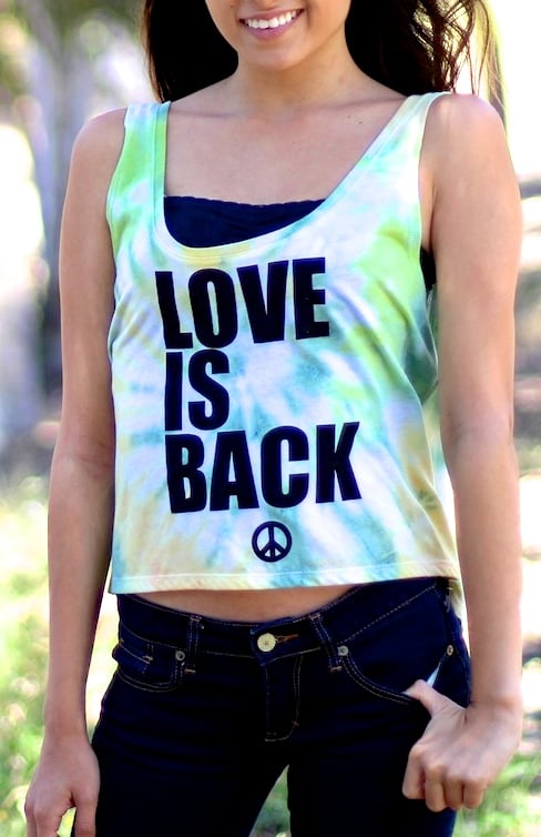 Image of NEW! Womens "Love is Back" tank top 